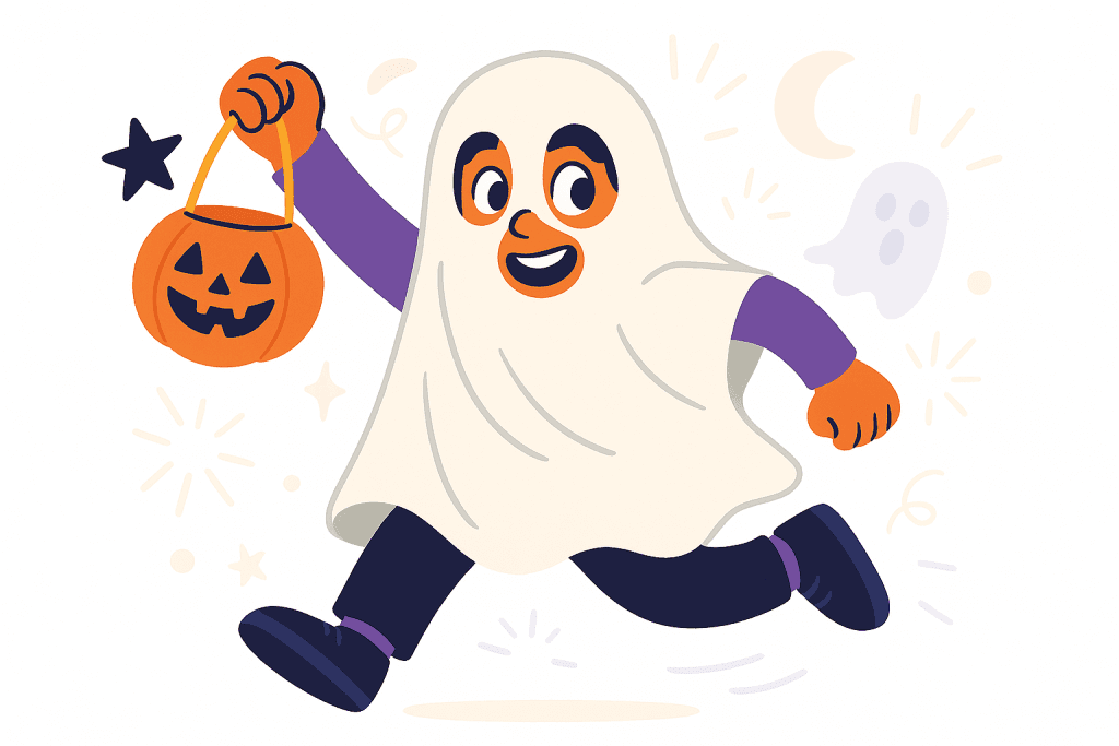 character in halloween costume