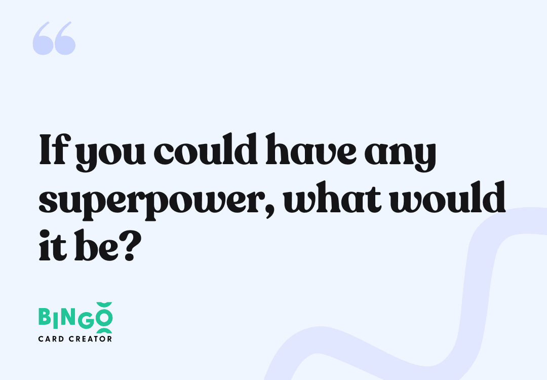 high school icebreaker question